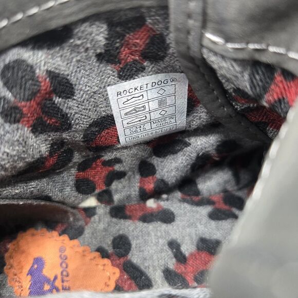 Rocket Dog Boots Size 6.5 Women’s Booties Charcoal Gray Suede Ankle Boots Shoes - Picture 8 of 9